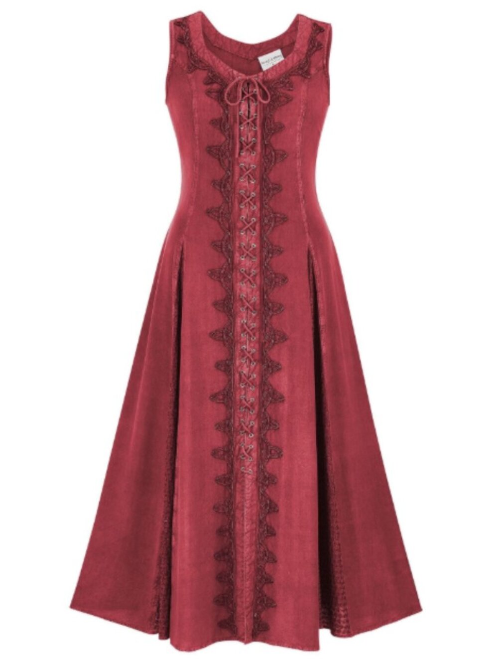 Trinity Maxi - Holy Clothing - M - Burgundy Wine